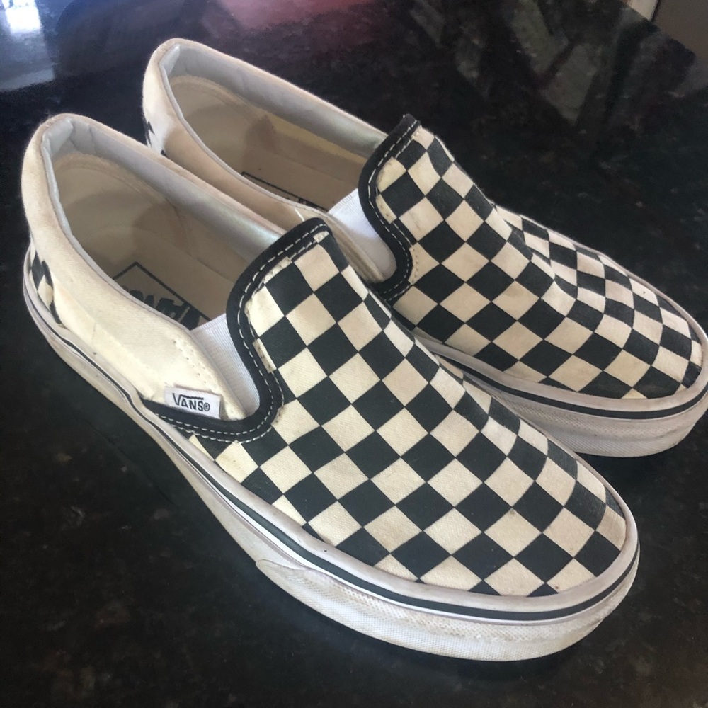 Checkered Vans